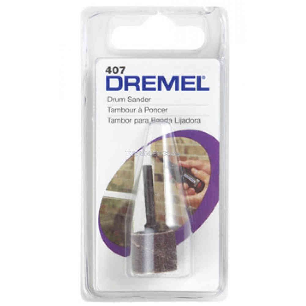 407 Tubo de lixa 1/2 grana 60 com suporte - Dremel - Imagem 1